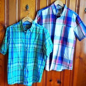 Chaps mens plaid shurt bundle